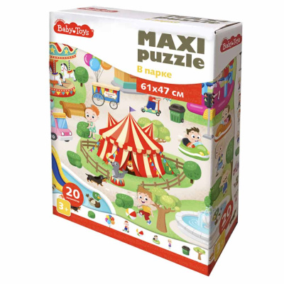 Пазлы MAXI Baby Toys В парке 20 эл Десятое Королевство 04812 1